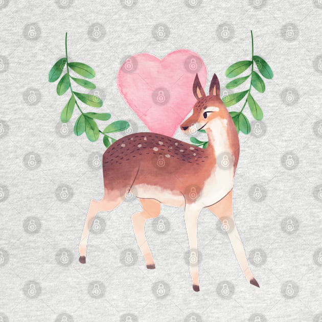 Deer Love by iconking